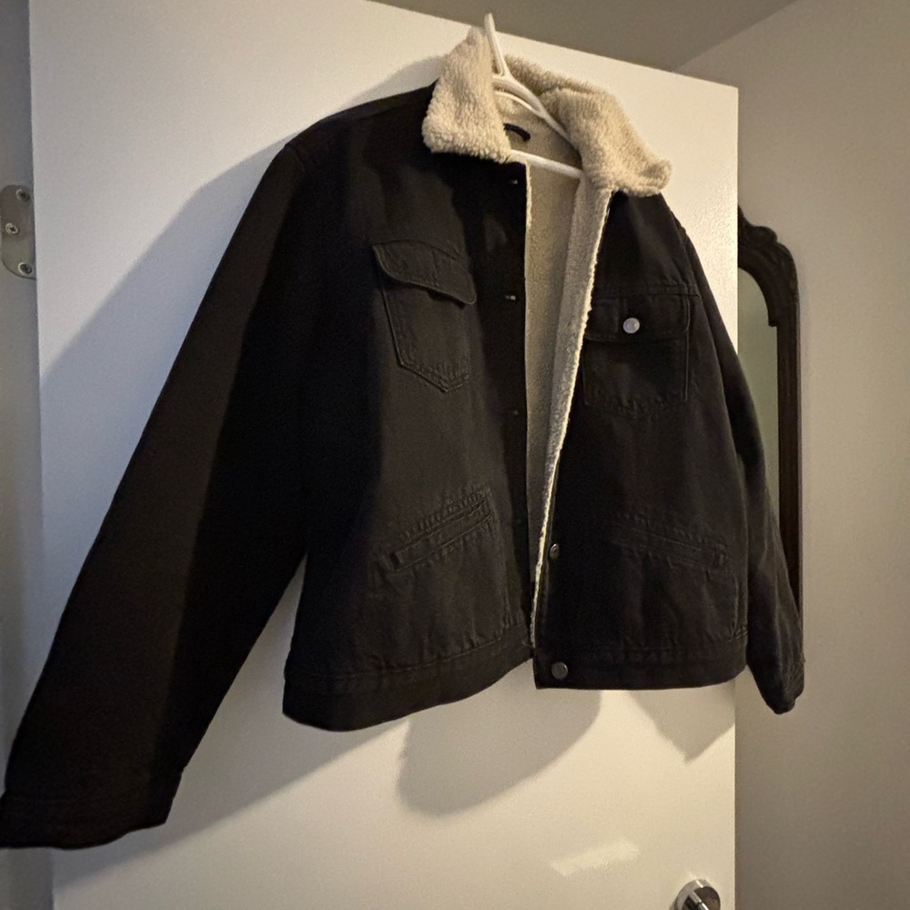 Sherpa lined Denim Jacket